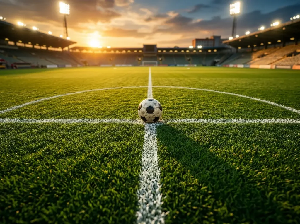 Mercados de apostas no futebol — campo de futebol com odds e tipos de apostas